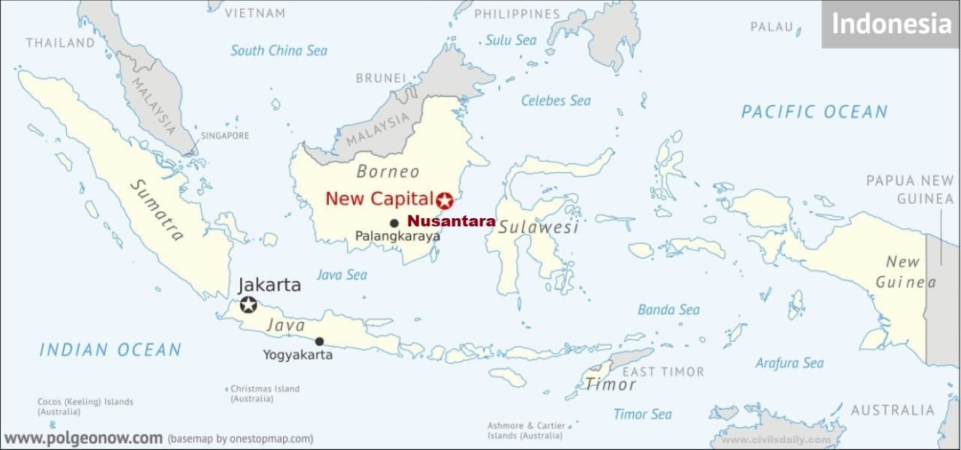 Nusantara location